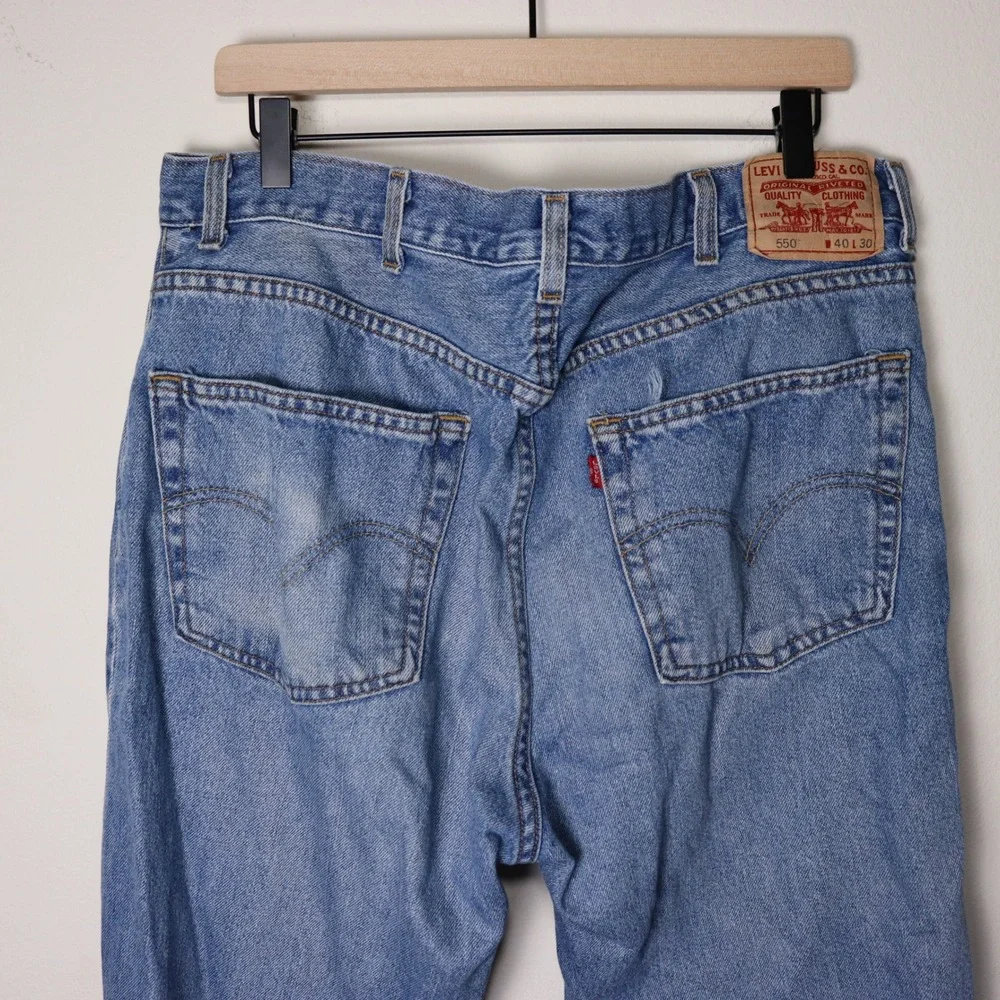 Levi's 550 Relaxed Fit Jeans Blue 40x30